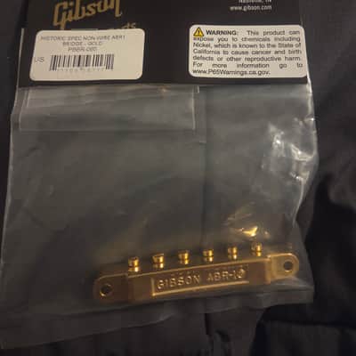 Gibson Historic Spec Non Wire ABR 1 Bridge Gold - Gold image 2