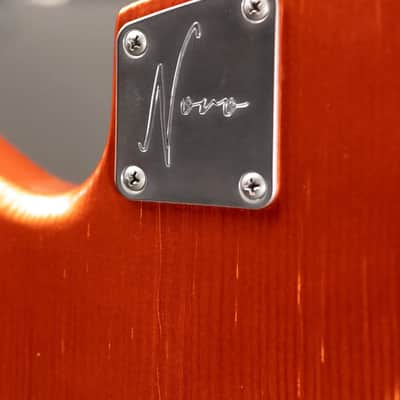 Novo Serus P2 Electric Guitar - Candy Apple Orange with Gig Bag image 15