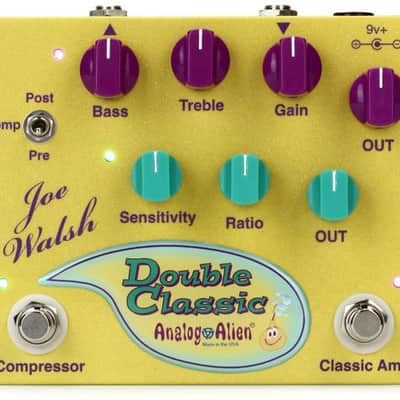 Analog Alien Joe Walsh Double Classic Compressor / Overdrive Pedal image 2