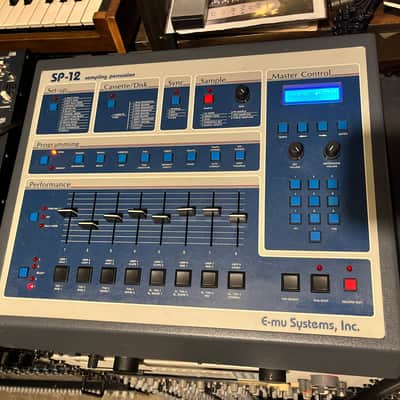 E-MU Systems SP-12 turbo 8-Voice Drum Sampler 1985 - 1987 - Blue image 1