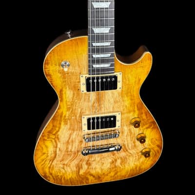 Cream T Aurora GX Pickup Swapping Electric Guitar Naked Whiskerburst, Spalted Maple w/Deluxe Gigbag image 3
