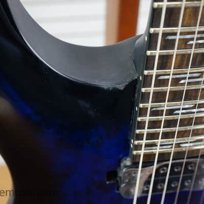Schecter Omen Elite 6 FR - See Thru Blue Burst image 19