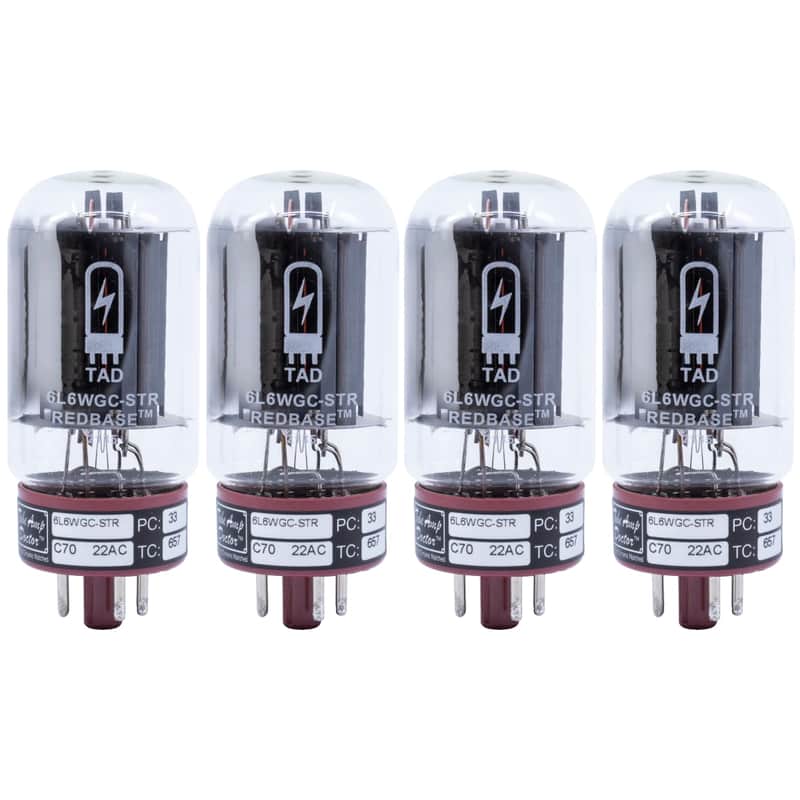 6L6WGC-STR, Redbase, Tube Amp Doctor, Matched Vacuum Tube, Matched Quad image 1