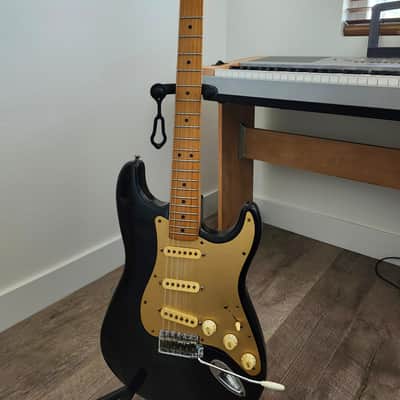 Vintage Fender MIM Stratocaster Black 1994 Custom image 2