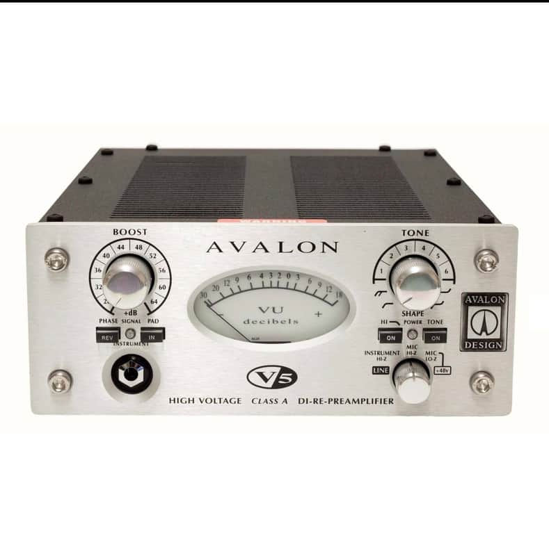 Avalon V5 - High voltage pure class A, multi purpose instrument, line and mic preamp image 1