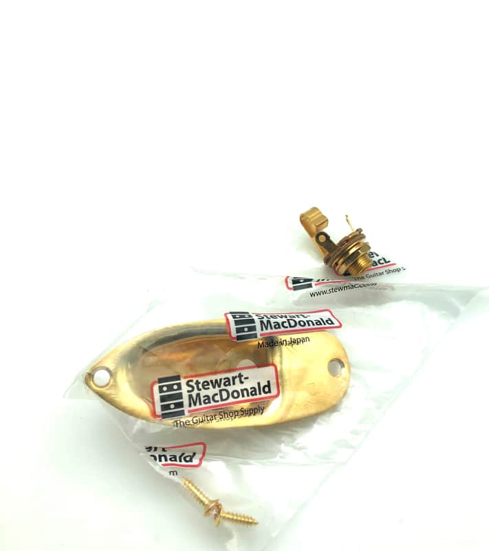 Gotoh Stratocaster Style Ferrule Output Jack-Plate Cup w/Switchcraft Jack