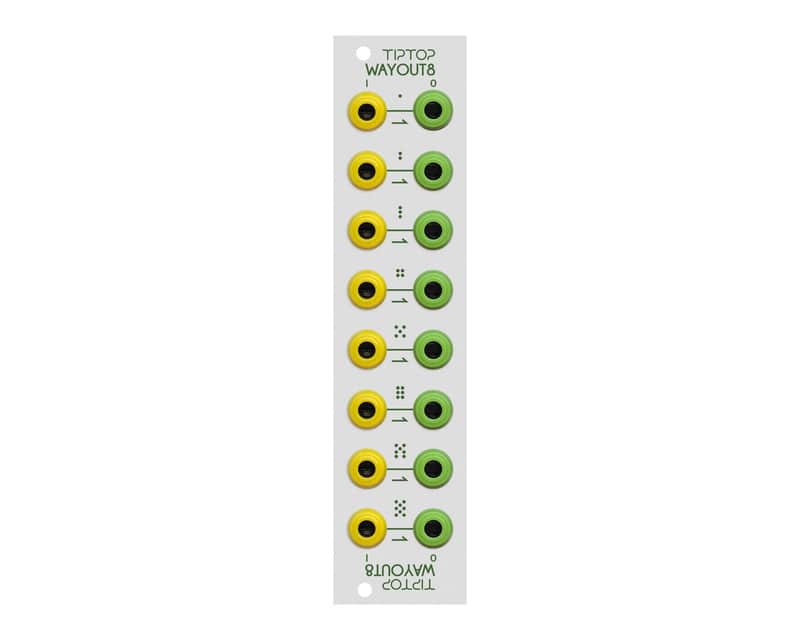 Tiptop Audio Wayout8 Patchbay - White image 1