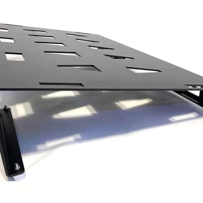 Large Aluminum Pedalboard with Rolling Case 14.5" x 22" Hook & Loop Rolling Pedalboards image 3