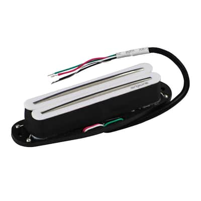 OriPure Hot Dual Rail Humbucker Alnico 5 ST Guitar Neck Pickup White 6.2K image 2