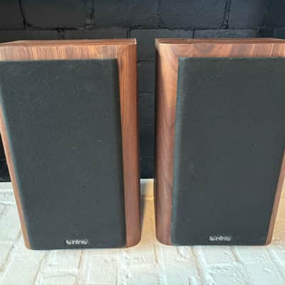 Vintage Infinity RS-2000 Speakers, New Woofers and Walnut Veneer image 2