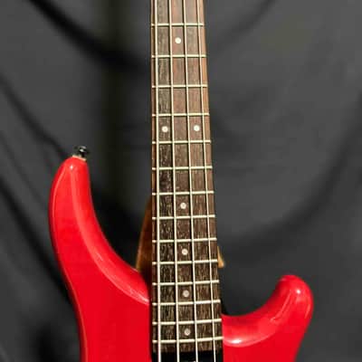 Fernandes FRB-55 MIJ 32" Medium Scale - Red Revolver Bass image 10