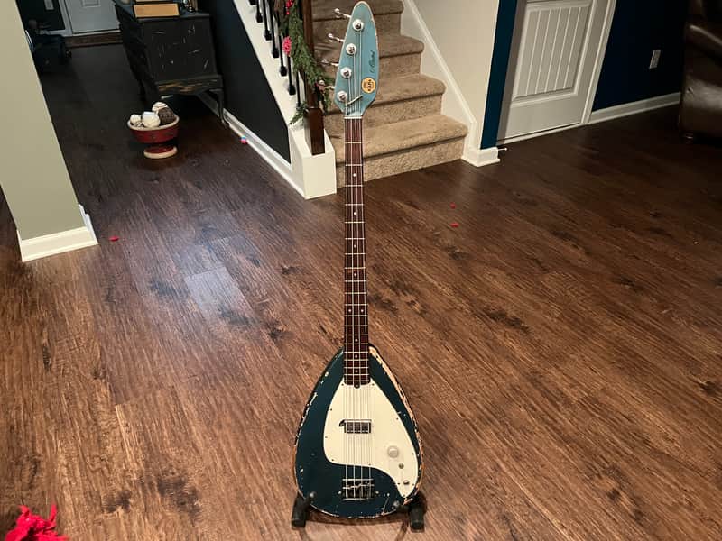 Kapa Minstrel 4 String Bass 60s Blue image 1