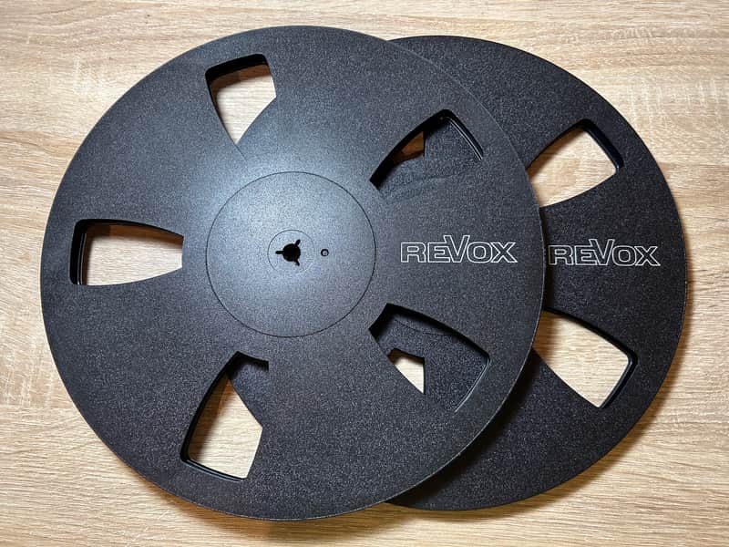 2 x Revox Empty Reels 26,5cm 1/4" - black image 1