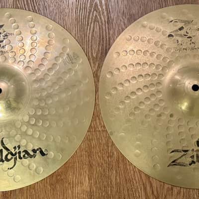 Zildjian Z Custom 14" Hi-Hats Hi Hat Cymbals  Made in USA 1150 1400 Grams image 1