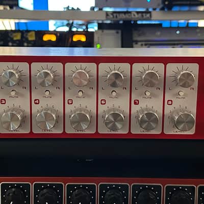 Black Lion Audio PM-8 Passive Summing Mixer 2000s - Red and Silver image 3