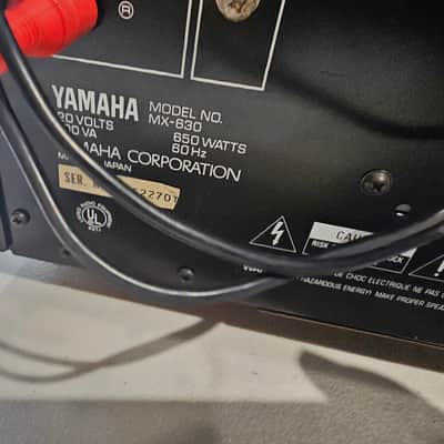 Yamaha amplifier Mx 630 image 4