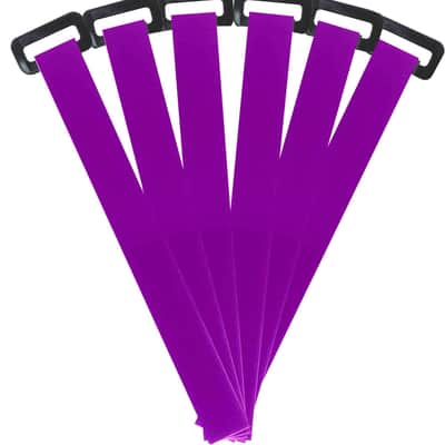 12" Cinch Style Reusable Cable Straps - 6 Pack - 12 inch / Black image 8