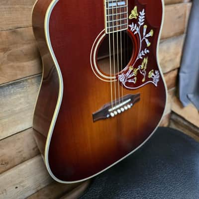 2023 Gibson Custom Shop 1960 Hummingbird Fixed Bridge VOS Heritage (Pre-Owned) - Cherry Sunburst w/case image 6