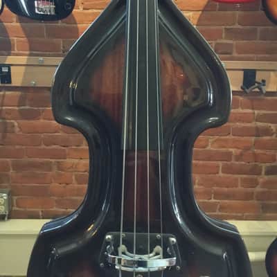 Ampeg Baby Bass Electric Upright Bass BB4 c.1960's vintage, w/ case & stand image 9