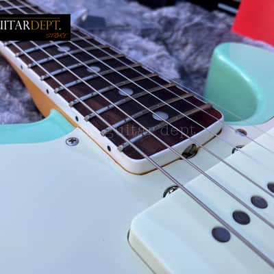 ✭PRISTINE!✭2018 Fender American JAZZ TELE ✭ Parallel Universe ✭ SURF GREEN ✭ Jazzmaster ✭ COA ✭ OHSC image 16