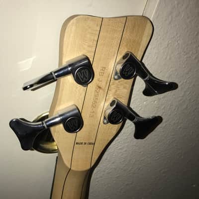 Warwick RockBass Corvette Basic Passive Fretted 2013 Nirvana Black Finish Passive electronics image 11