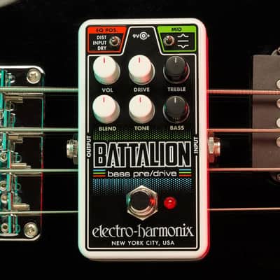 Electro Harmonix Nano Battalion Bass Preamp & Overdrive Pedal image 11
