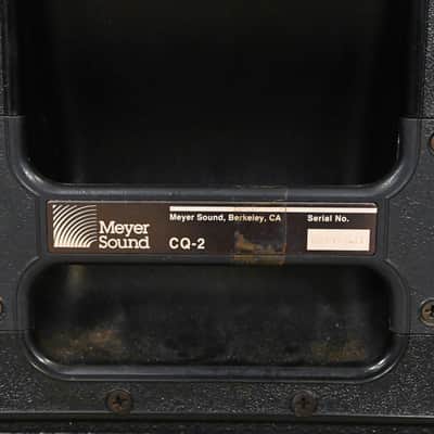 Meyer Sound CQ-2 Narrow Coverage Main Loudspeaker (PAIR) CG01EX3 *ASK FOR SHIPPING* image 9