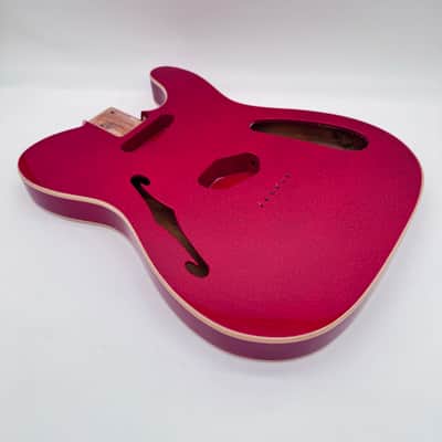 Hoodoo Telecaster Thinline Body Double-Bound Alder Super-Light htb6528 image 3