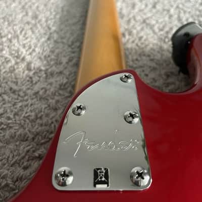 Fender Modern Player Dimension Bass 2013 MIC Candy Apple Red 4-String Guitar image 9