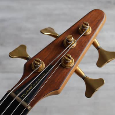 1980's TUNE "Bass Maniac" Japan TBC-4  25-Fret Bass Guitar (Natural Stain) image 2