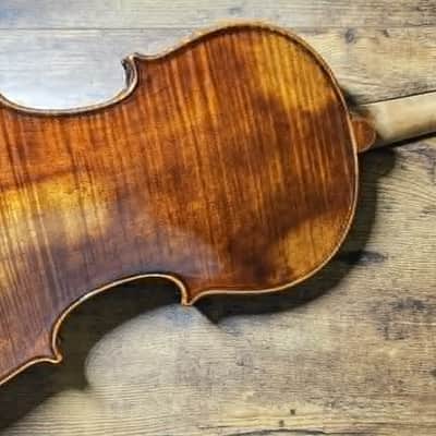 2026 *Featured* New "Phantom 19" 4/4 Violin | 1PC Flamed Back | Dark Tone | New Bow image 2