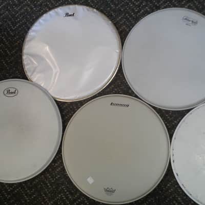 used Miscellaneous lot of 13 14" drum heads image 7