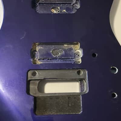 1999 Made in Japan Jackson DR7 Dinky 7 String Purple Guitar Body Floyd Ready image 6