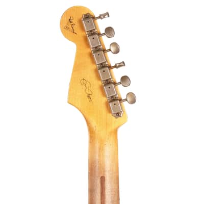 Fender Custom Shop Eric Clapton Stratocaster Journeyman Relic Masterbuilt Todd Krause Aged White Blonde image 15