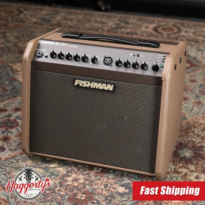 Fishman Loudbox Mini Charge Acoustic Guitar Amplifier with Dust Cover - Used image 1