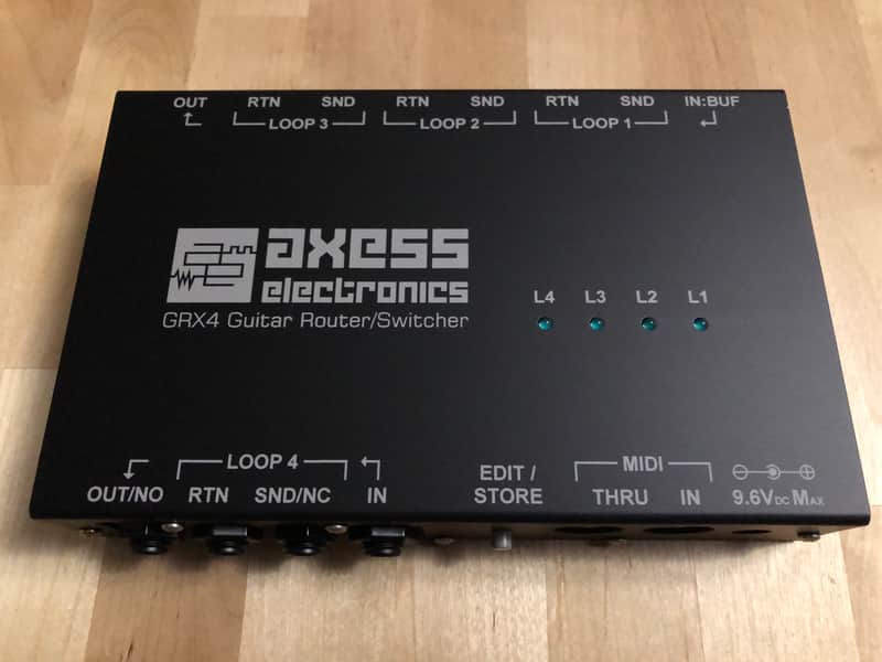 Axess Electronics GRX4 Guitar Audio Router/Switcher 4-Loop (BNIB/NOS) image 1