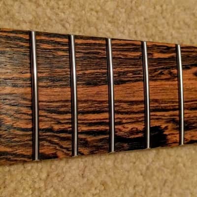 Warmoth Exotic Wood Wenge/Bocote Stratocaster Neck image 2