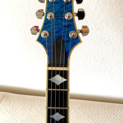 Thomas Ochs PRS-style Custom Made 2010s - Blue Transparent image 6