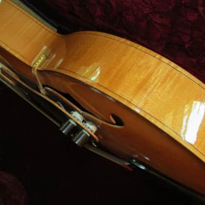 2002 William Gagnon DeVant E Slimline Prototype Archtop Natural w/OHSC image 11