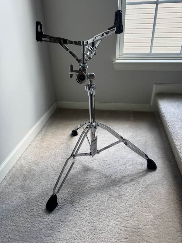 Pearl S1030L Gyro-Lock Double Braced Concert Snare Stand 2010s - Chrome image 1