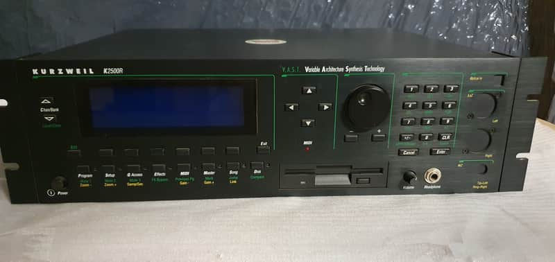 Kurzweil K2500R Rackmount Digital Sound Module 1990s - Black image 1