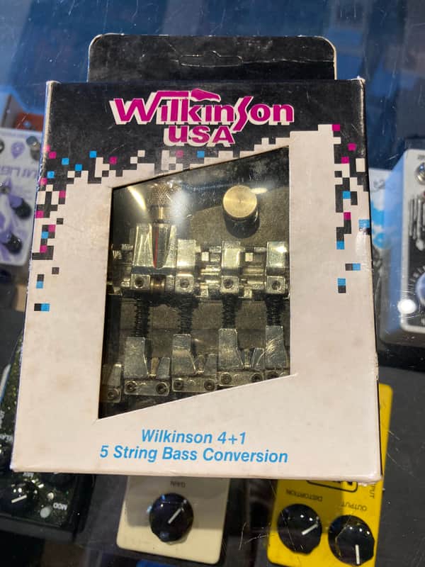 Wilkinson 4+1 5 String Bass Conversion 80’s - Chrome image 1