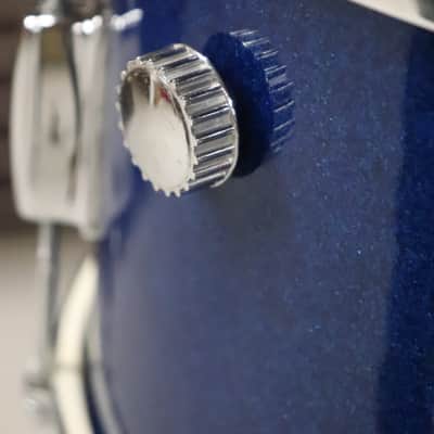 Stetson Japanese 3pc Drum Kit Set Blue Sparkle Vintage 1960's 20/14/12" image 14