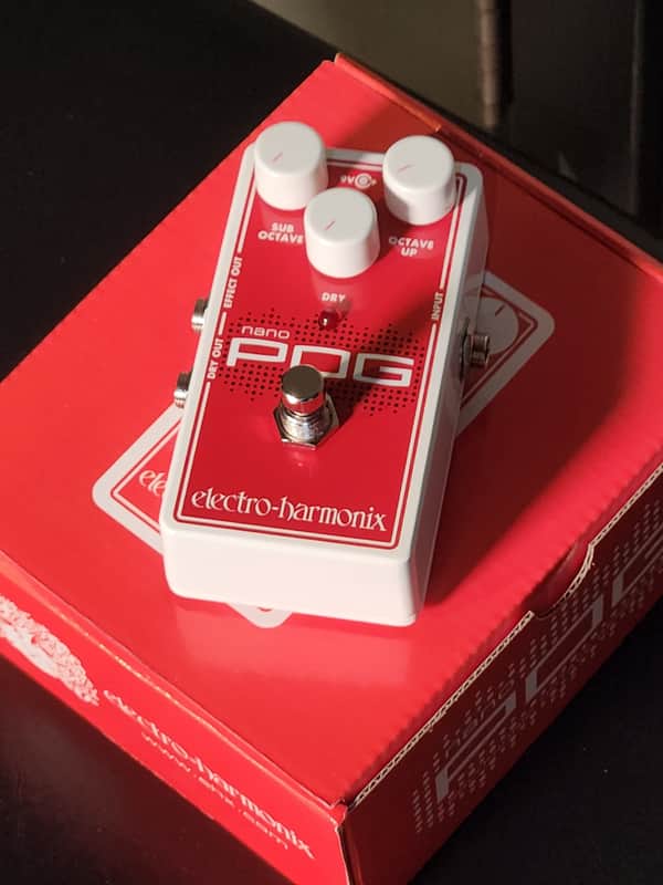 Electro-Harmonix Nano POG Polyphonic Octave Generator Red / White image 1