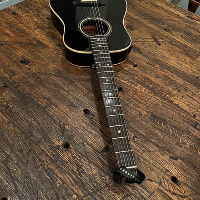 Traveler AG-200EQ Acoustic-Electric HeadlessTravel Guitar - Black image 6