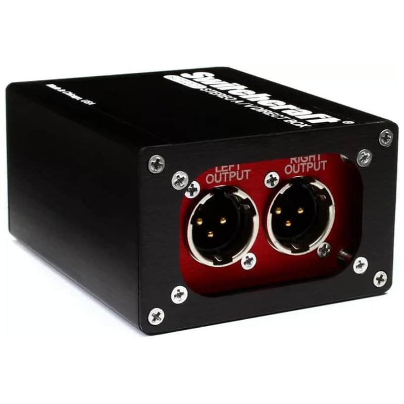 Switchcraft Custom Transformer Stereo Audio Direct Box, 20Hz-40kHz Frequency Response, < 50 Ohms Out Impedance image 1