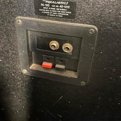 Realistic PA-100 Passive Speaker Pair-Great For The Garage image 3