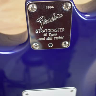 Fender 40th Anniversary Stratocaster 1994 - Blue/Purple image 10