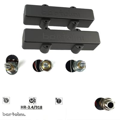 Bartolini 9J1-L/S Jazz Bass Pickups with HR3.4/918 Harness image 1