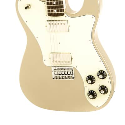 Fender Chris Shiflett Telecaster Electric Guitar. Deluxe, Rosewood FB, Shoreline Gold image 1